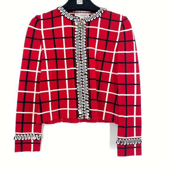 St. John Collection Jackets & Coats St John Collection Window Pane